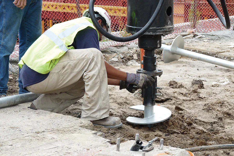 Helical Pier Installation in Crystal River, FL